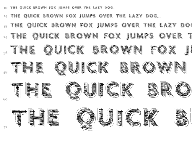 Vtks Chalk 79 font waterfall